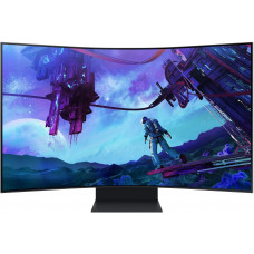Монитор Samsung 55" Odyssey Ark S55CG97WNI черный VA LED 16:9 HDMI M/M матовая HAS 600cd 178гр/178гр 3840x2160 165Hz FreeSync Premium Pro DP WQ USB 41.5кг