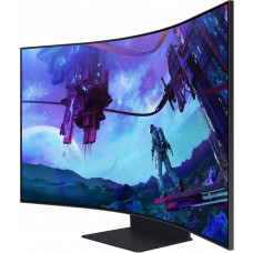 Монитор Samsung 55" Odyssey Ark S55CG97WNI черный VA LED 16:9 HDMI M/M матовая HAS 600cd 178гр/178гр 3840x2160 165Hz FreeSync Premium Pro DP WQ USB 41.5кг