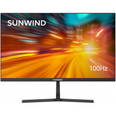 Монитор SunWind 27" SM-27FI221 черный IPS LED 16:9 HDMI M/M матовая 300cd 178гр/178гр 1920x1080 100Hz G-Sync VGA DP FHD 4.3кг