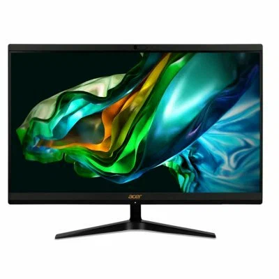 Моноблок Acer Aspire C24-1800 23.8" Full HD i3 1315U (1.2) 16Gb SSD512Gb UHDG CR Eshell GbitEth WiFi BT 65W клавиатура мышь Cam черный 1920x1080