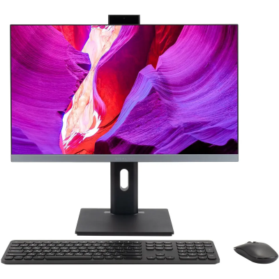 Моноблок Digma Pro Unity 23.8" Full HD i3 1315U (1.2) 16Gb SSD512Gb UHDG CR Windows 11 Pro GbitEth WiFi BT 90W клавиатура мышь Cam серый/черный 1920x1080