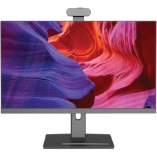 Моноблок Digma Pro Vision 23.8" Full HD i7 1255U (1.7) 16Gb SSD512Gb Iris Xe CR Windows 11 Pro Eth WiFi BT 90W клавиатура мышь Cam черный 1920x1080