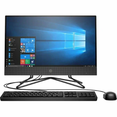 Моноблок HP 200 G4 21.5" Full HD i5 1235U (1.3) 16Gb SSD512Gb Iris Xe DVDRW CR FreeDOS GbitEth WiFi BT 65W клавиатура мышь Cam белый 1920x1080