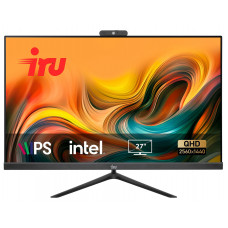 Моноблок IRU Office 27IH5P2K 27" QHD i5 11400 (2.6) 8Gb SSD256Gb UHDG 730 CR FreeDOS GbitEth WiFi BT 120W Cam черный 2560x1440