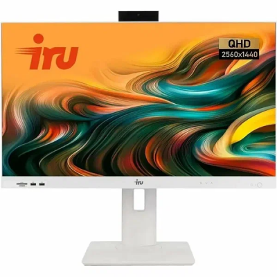Моноблок IRU Strato 27" QHD i5 1235U (1.3) 16Gb SSD512Gb Iris Xe CR Windows 11 Pro GbitEth WiFi BT 65W Cam белый 2560x1440