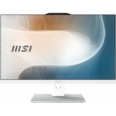 Моноблок MSI Modern AM242P 12M-1069XRU 23.8" Full HD i3 1215U (1.2) 16Gb SSD512Gb UHDG без ОС GbitEth WiFi BT 120W клавиатура мышь Cam белый 1920x1080