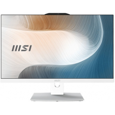 Моноблок MSI Modern AM242P 1M-1022XRU 23.8" Full HD Core 5 120U (1.4) 16Gb SSD512Gb Graphics без ОС GbitEth WiFi BT 120W клавиатура мышь Cam белый 1920x1080