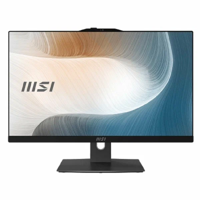 Моноблок MSI Modern AM242P 1M-1029XRU 23.8" Full HD Core 5 120U (1.4) 16Gb SSD512Gb Graphics без ОС GbitEth WiFi BT 120W клавиатура мышь Cam черный 1920x1080
