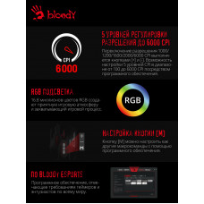 Мышь A4Tech Bloody ES7 черный оптическая 6000dpi USB 8but