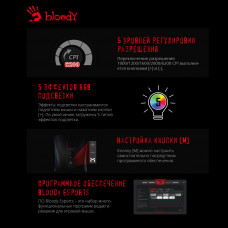 Мышь A4Tech Bloody ES9 черный оптическая 6200dpi USB 7but