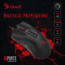 Мышь A4Tech Bloody ES9 Pro черный оптическая 16000dpi USB 7but