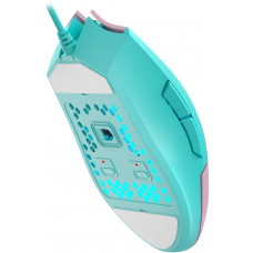 Мышь A4Tech Bloody L65 Max розовый/голубой оптическая 12000dpi USB 6but (L65 MAX/SKY PINK)