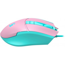 Мышь A4Tech Bloody L65 Max розовый/голубой оптическая 12000dpi USB 6but (L65 MAX/SKY PINK)
