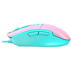 Мышь A4Tech Bloody L65 Max розовый/голубой оптическая 12000dpi USB 6but (L65 MAX/SKY PINK)