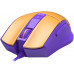 Мышь A4Tech Bloody L65 Max желтый/фиолетовый оптическая 12000dpi USB 6but (L65 MAX/ROYAL VIOLET)