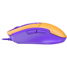 Мышь A4Tech Bloody L65 Max желтый/фиолетовый оптическая 12000dpi USB 6but (L65 MAX/ROYAL VIOLET)