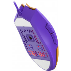 Мышь A4Tech Bloody L65 Max желтый/фиолетовый оптическая 12000dpi USB 6but (L65 MAX/ROYAL VIOLET)