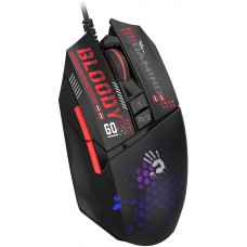 Мышь A4Tech Bloody W60 Max Mini черный/рисунок оптическая 12000dpi USB 9but