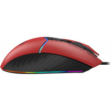 Мышь A4Tech Bloody W95 Max Sports красный/черный оптическая 12000dpi USB 10but (W95 MAX SPORTS RED)