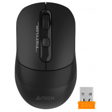 Мышь A4Tech Fstyler FB10C черный оптическая 2000dpi беспров. BT/Radio USB 4but (FB10C STONE BLACK)