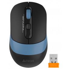 Мышь A4Tech Fstyler FB10C черный/синий оптическая 2000dpi беспров. BT/Radio USB 4but (FB10C ASH BLUE)