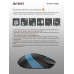 Мышь A4Tech Fstyler FB10C черный/синий оптическая 2000dpi беспров. BT/Radio USB 4but (FB10C ASH BLUE)