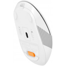 Мышь A4Tech Fstyler FB10CS белый/серый оптическая 2000dpi silent беспров. BT/Radio USB 4but (FB10CS USB GRAYISH WHITE)