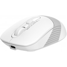 Мышь A4Tech Fstyler FB10CS белый/серый оптическая 2000dpi silent беспров. BT/Radio USB 4but (FB10CS USB GRAYISH WHITE)