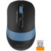 Мышь A4Tech Fstyler FB10CS черный/синий оптическая 2000dpi silent беспров. BT/Radio USB 4but (FB10CS USB ASH BLUE)