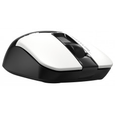 Мышь A4Tech Fstyler FB12 белый/черный оптическая 1200dpi беспров. BT/Radio USB 3but (FB12 PANDA)