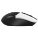 Мышь A4Tech Fstyler FB12 белый/черный оптическая 1200dpi беспров. BT/Radio USB 3but (FB12 PANDA)
