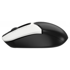 Мышь A4Tech Fstyler FB12 белый/черный оптическая 1200dpi беспров. BT/Radio USB 3but (FB12 PANDA)