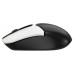 Мышь A4Tech Fstyler FB12 белый/черный оптическая 1200dpi беспров. BT/Radio USB 3but (FB12 PANDA)