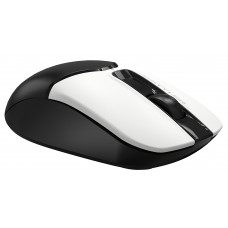 Мышь A4Tech Fstyler FB12 белый/черный оптическая 1200dpi беспров. BT/Radio USB 3but (FB12 PANDA)
