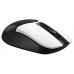Мышь A4Tech Fstyler FB12 белый/черный оптическая 1200dpi беспров. BT/Radio USB 3but (FB12 PANDA)