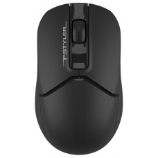 Мышь A4Tech Fstyler FB12 черный оптическая 1200dpi беспров. BT/Radio USB 3but (FB12 BLACK)