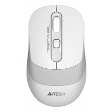 Мышь A4Tech Fstyler FG10S белый/серый оптическая 2000dpi silent беспров. USB для ноутбука 4but (FG10S WHITE)