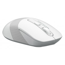 Мышь A4Tech Fstyler FG10S белый/серый оптическая 2000dpi silent беспров. USB для ноутбука 4but (FG10S WHITE)