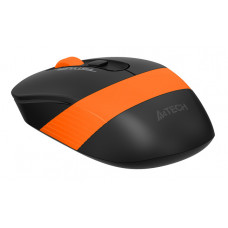 Мышь A4Tech Fstyler FG10S черный/оранжевый оптическая 2000dpi silent беспров. USB для ноутбука 4but (FG10S ORANGE)