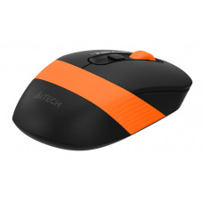 Мышь A4Tech Fstyler FG10S черный/оранжевый оптическая 2000dpi silent беспров. USB для ноутбука 4but (FG10S ORANGE)