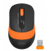 Мышь A4Tech Fstyler FG10S черный/оранжевый оптическая 2000dpi silent беспров. USB для ноутбука 4but (FG10S ORANGE)