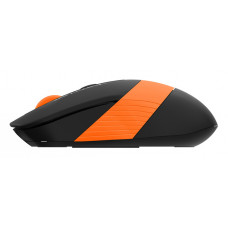 Мышь A4Tech Fstyler FG10S черный/оранжевый оптическая 2000dpi silent беспров. USB для ноутбука 4but (FG10S ORANGE)