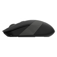 Мышь A4Tech Fstyler FG10S черный/серый оптическая 2000dpi silent беспров. USB для ноутбука 4but (FG10S GREY)