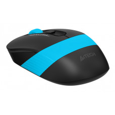 Мышь A4Tech Fstyler FG10S черный/синий оптическая 2000dpi silent беспров. USB для ноутбука 4but (FG10S BLUE)