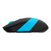 Мышь A4Tech Fstyler FG10S черный/синий оптическая 2000dpi silent беспров. USB для ноутбука 4but (FG10S BLUE)