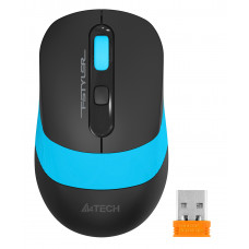 Мышь A4Tech Fstyler FG10S черный/синий оптическая 2000dpi silent беспров. USB для ноутбука 4but (FG10S BLUE)