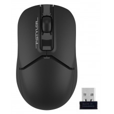 Мышь A4Tech Fstyler FG12 черный оптическая 1200dpi беспров. USB 3but (FG12 BLACK)