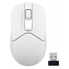Мышь A4Tech Fstyler FG12S белый оптическая 1200dpi silent беспров. USB 3but