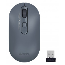 Мышь A4Tech Fstyler FG20 пепельный/синий оптическая 2000dpi беспров. USB для ноутбука 4but (FG20 ASH BLUE)