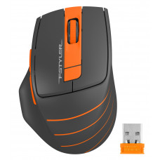 Мышь A4Tech Fstyler FG30 серый/оранжевый оптическая 2000dpi беспров. USB 6but (FG30 ORANGE)